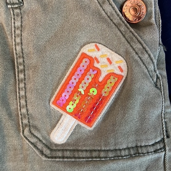 Girls Large 10/12 Cat and Jack Overalls - Picture 4 of 5